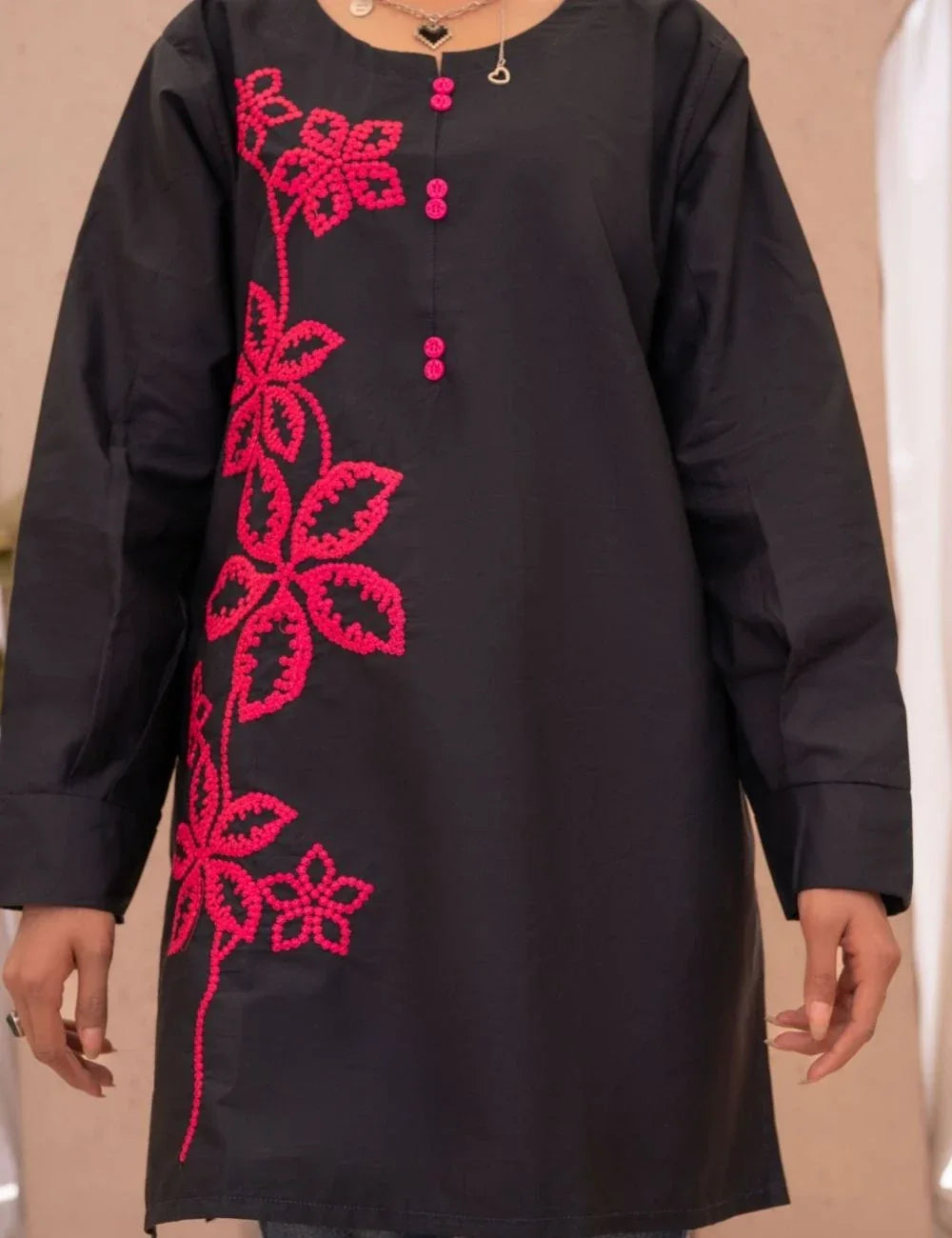 Sahar – Embroidered Kurti (Cotton)