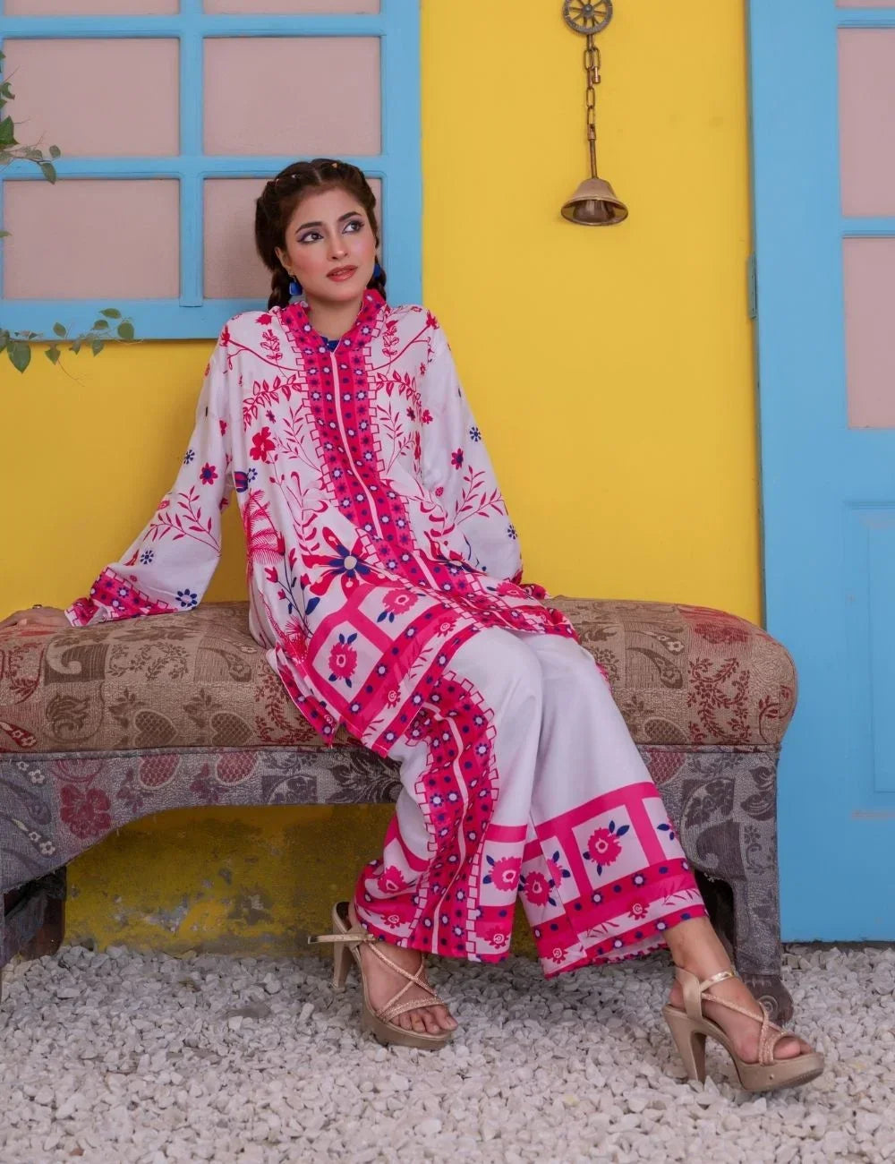 Ravya – 2-pc Co-ord Cotton Silk Set