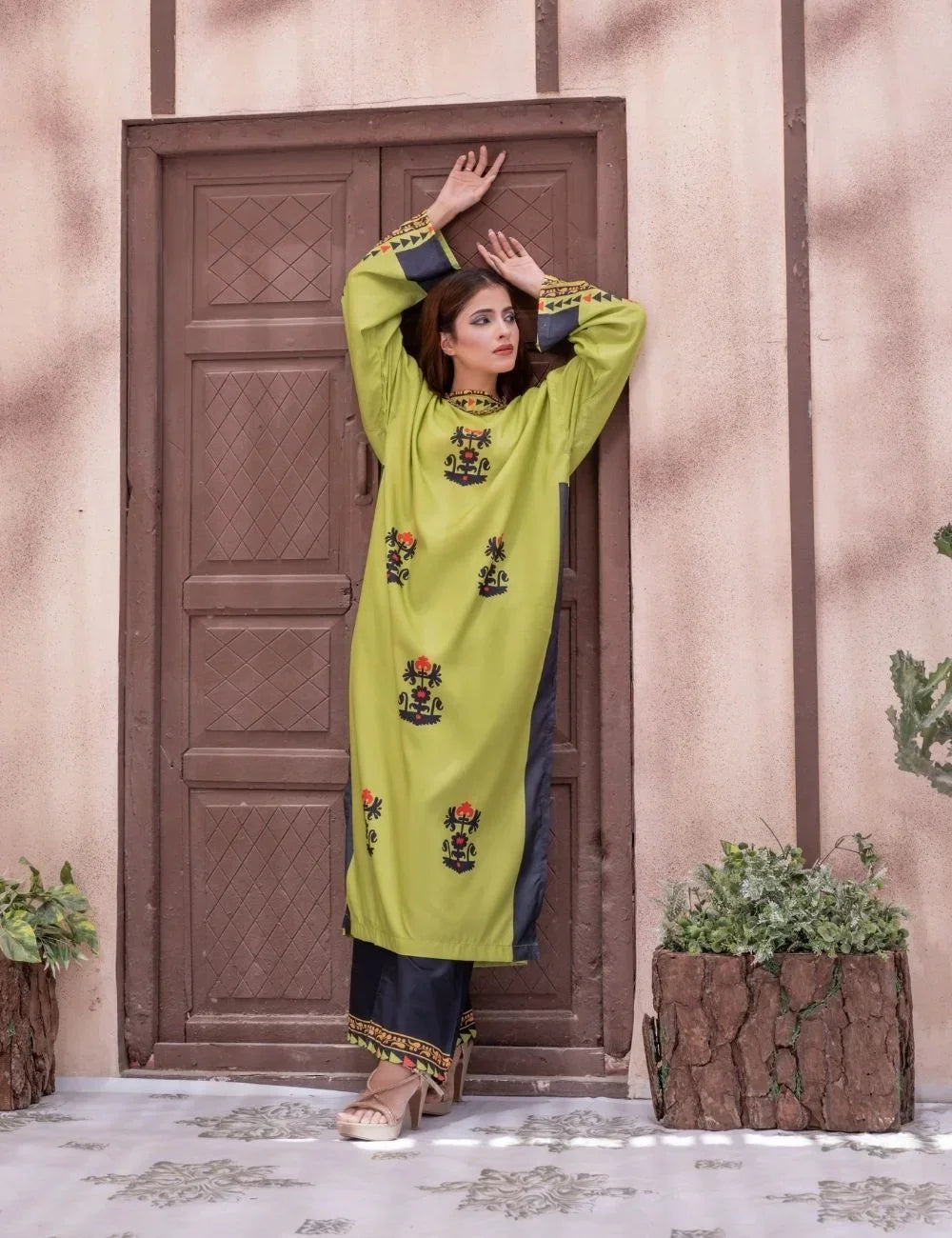 Parisa – 2-pc Ready-to-Wear Cotton Silk Co-ord Set