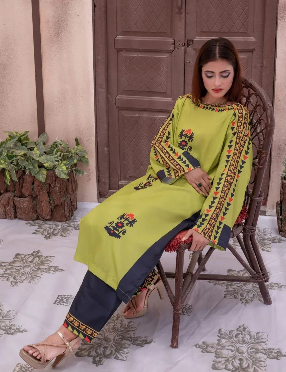Parisa – 2-pc Ready-to-Wear Cotton Silk Co-ord Set