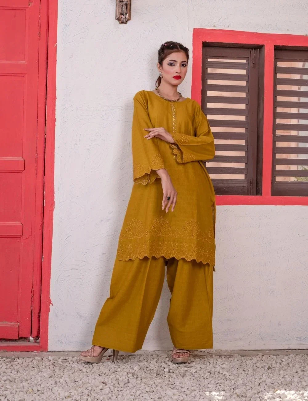 Lior – 2-pc Farshi Khaddar Set