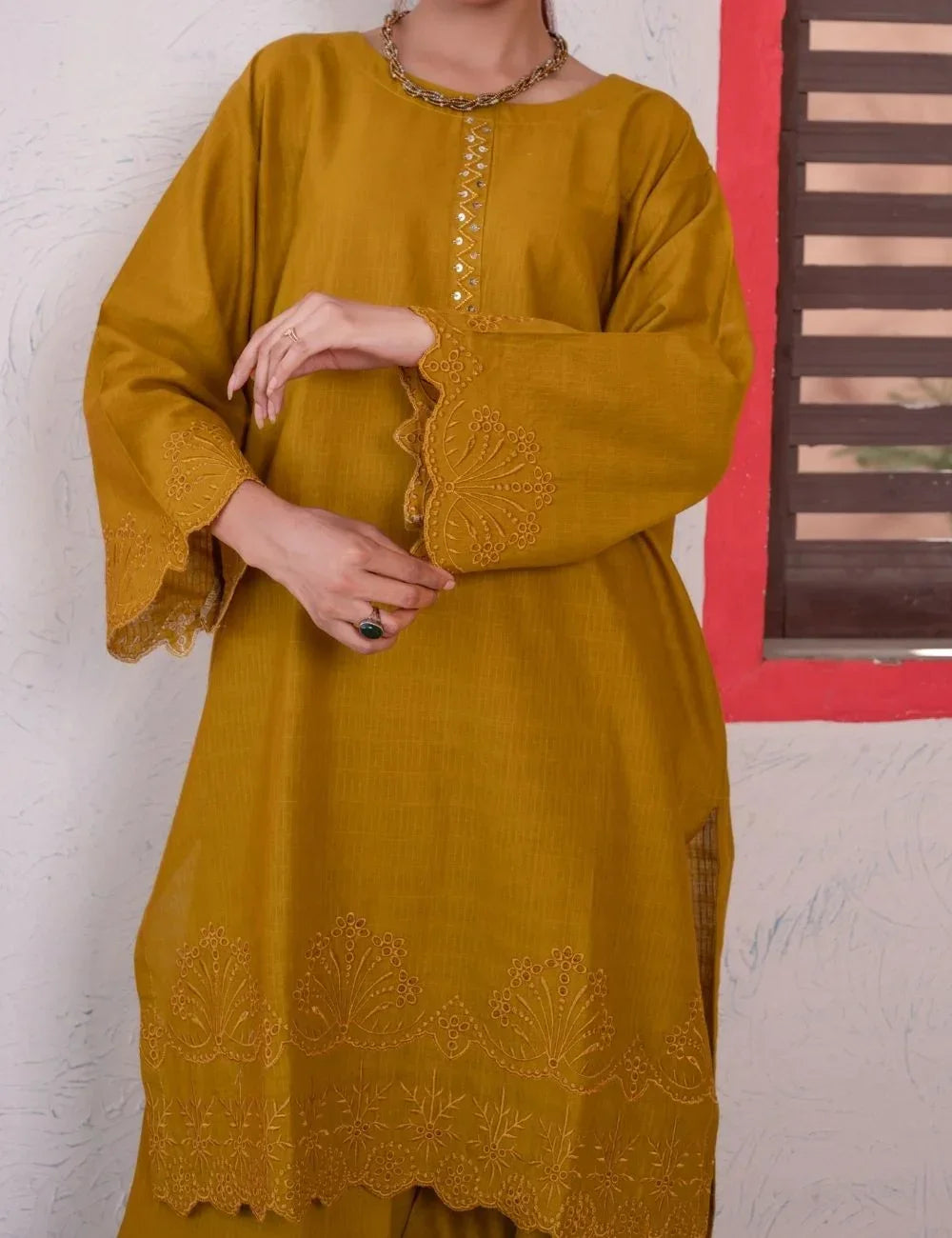 Lior – 2-pc Farshi Khaddar Set