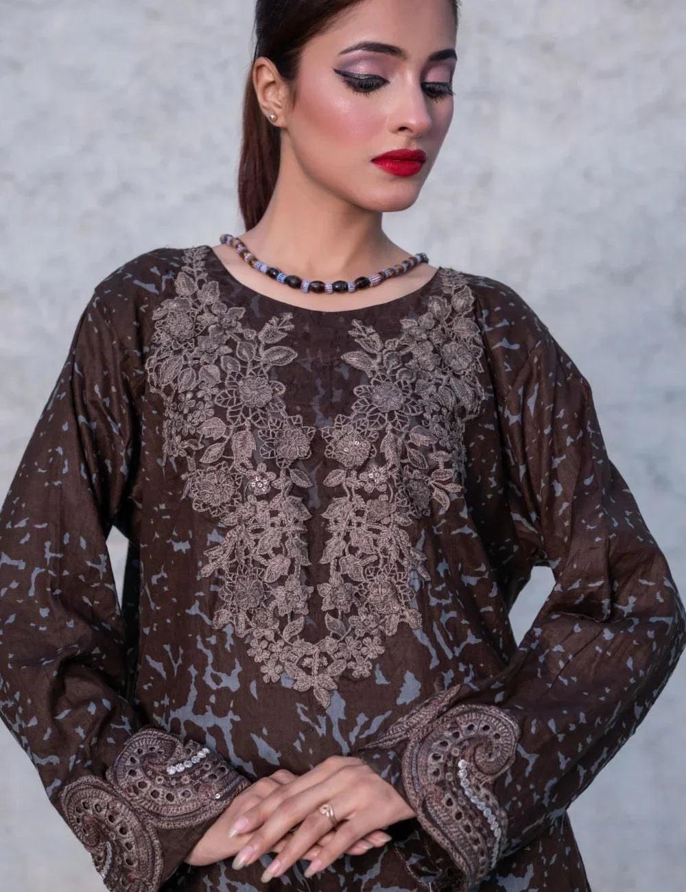 Ranya – 3-pc Unstitched Embroidered Lawn