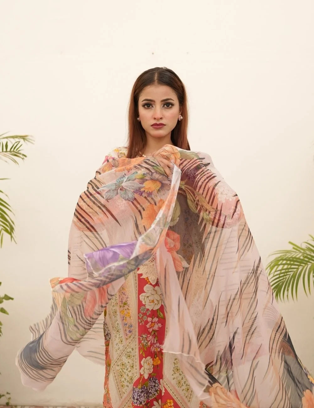 Arzoo – 3-Pc Floral Lawn Delight (Unstitched)